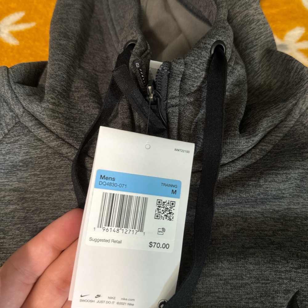 Nike Charcoal Zip-Up Hoodie - Picture 2 of 3